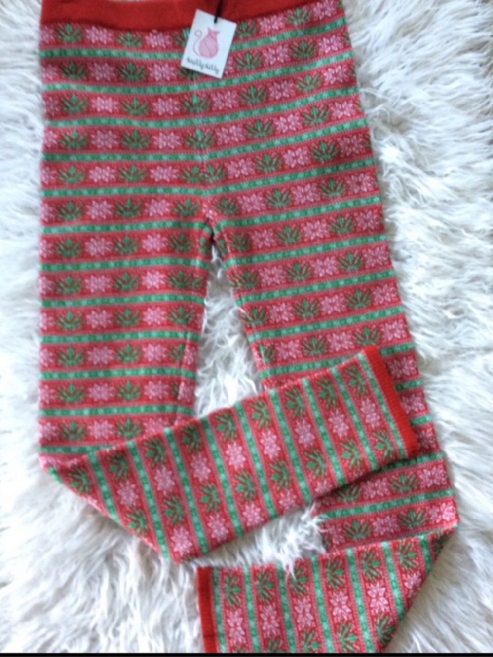 NWOT Dolls Kill Knitty Kitty Cannabis Leggings